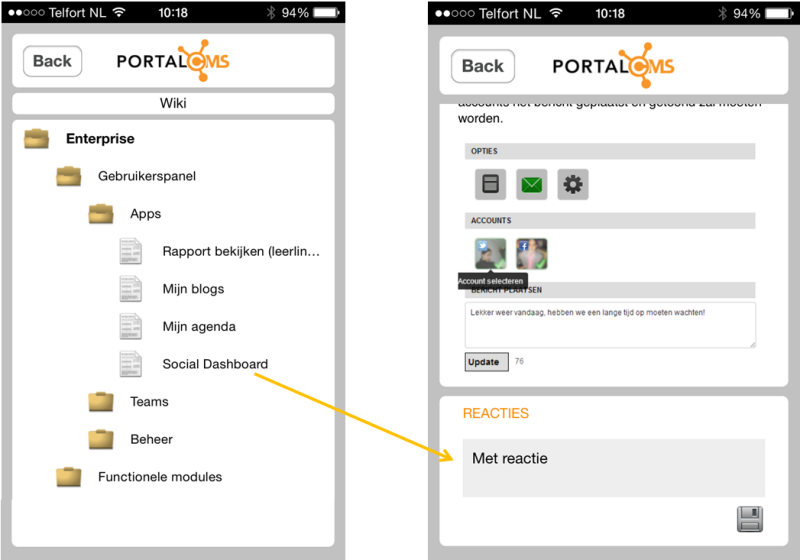 Kennis zoeken en delen via smartphone