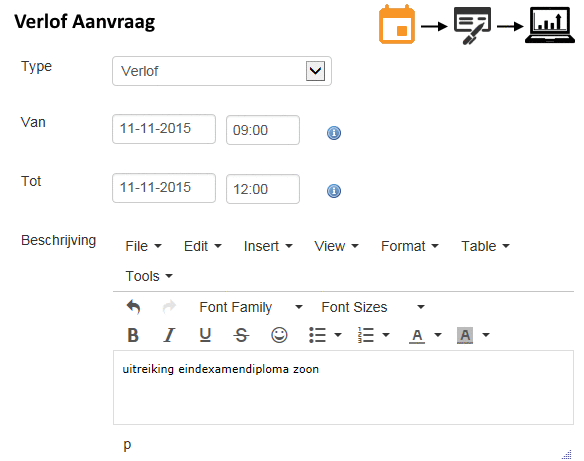 verlofadministratie web app