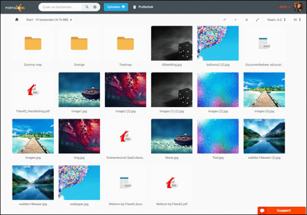 Document management web app