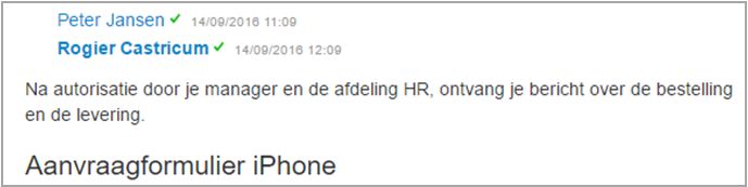 Workflow informatie blijft inzichtelijk